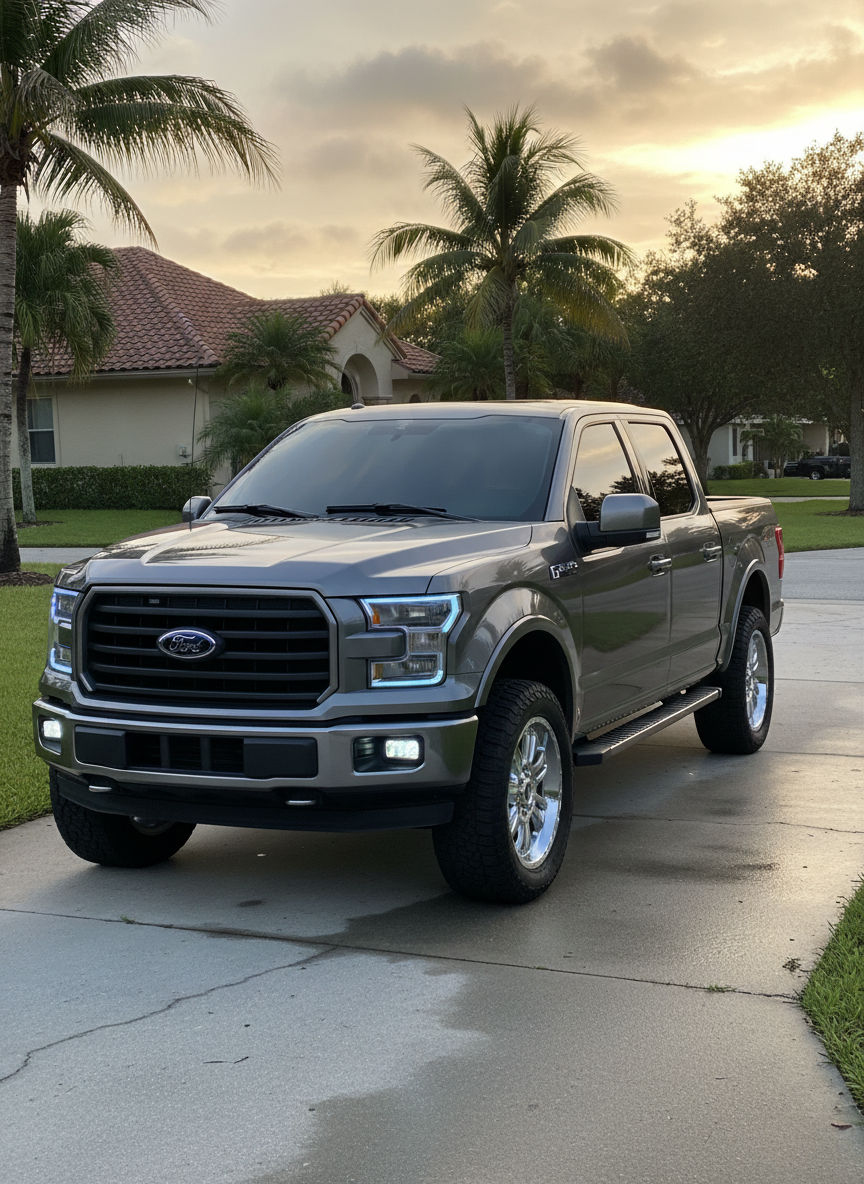 Ford F-150 with 20% carbon window tint